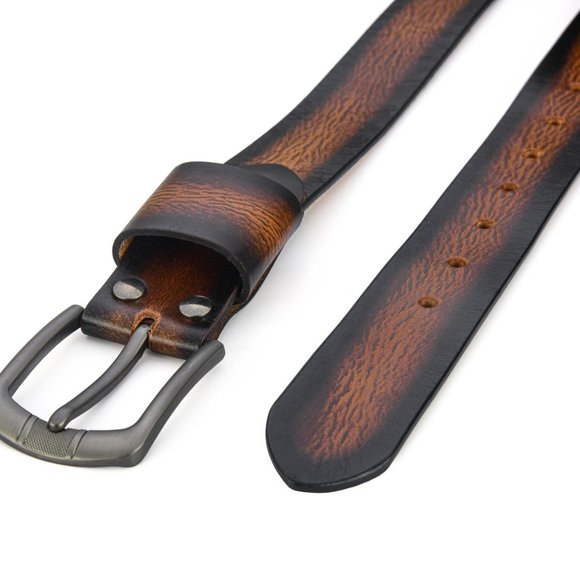 Custom Handmade Premium Leather Belt Perfect Gift For Him. Personalize It Today - Picture 4 of 14